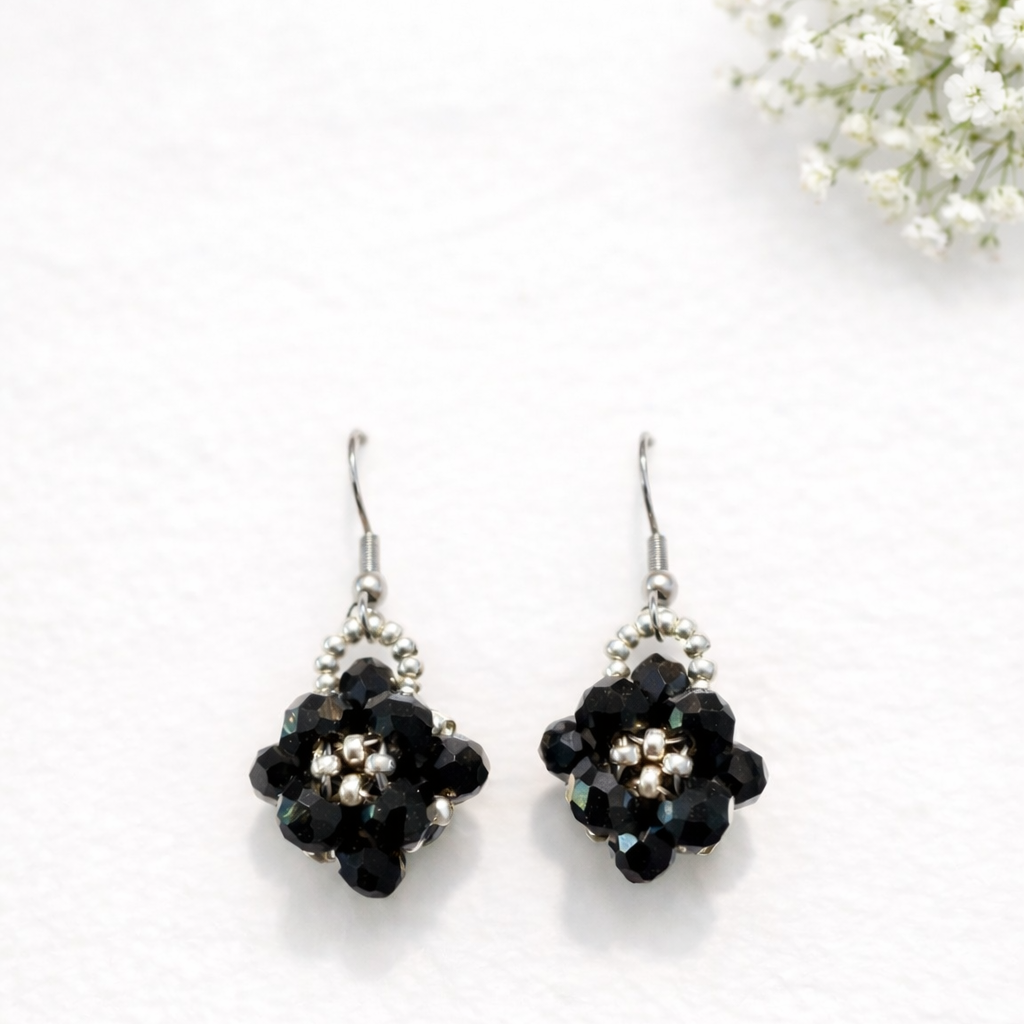 aros bolita negro aros bolita negro