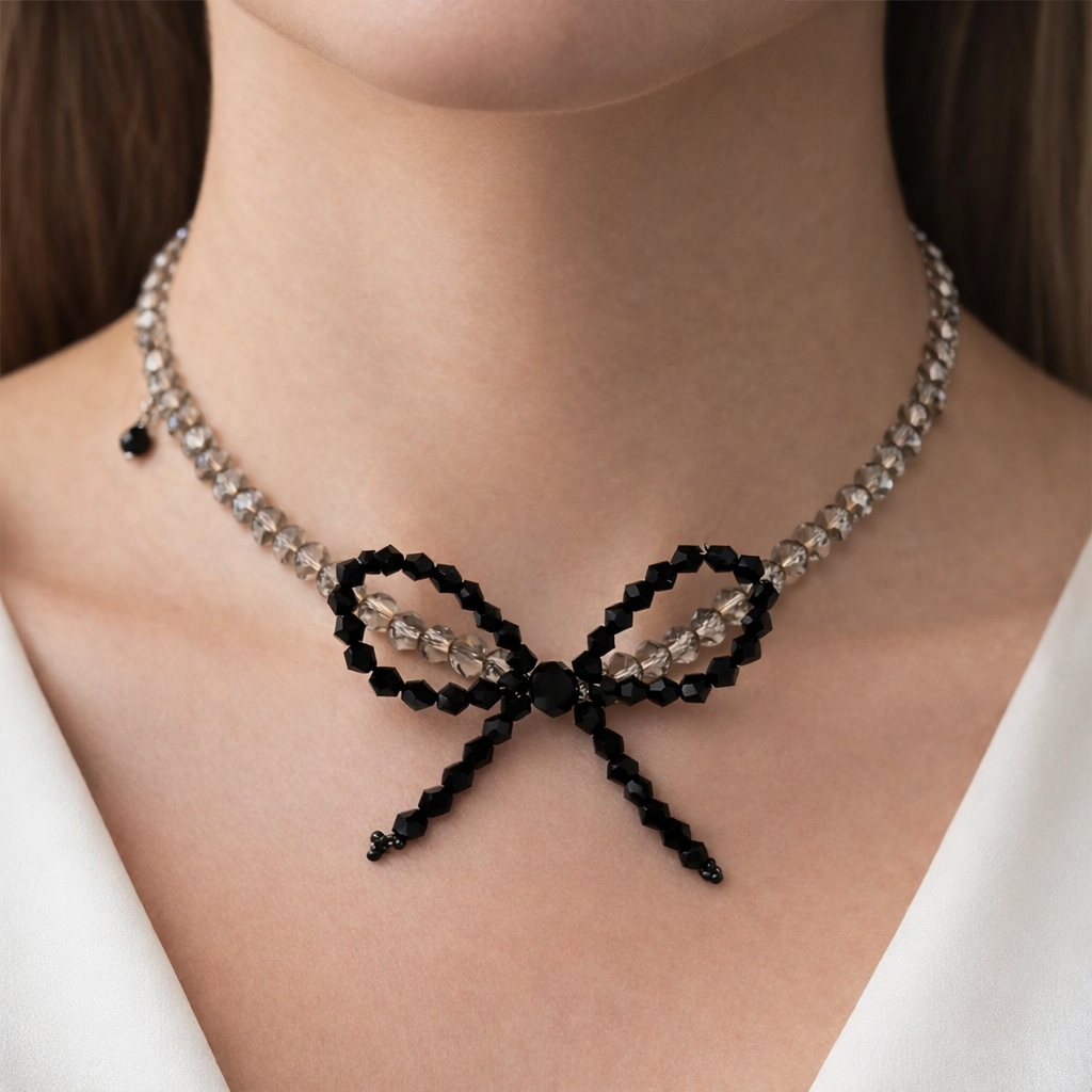 Chocker moño en cuello